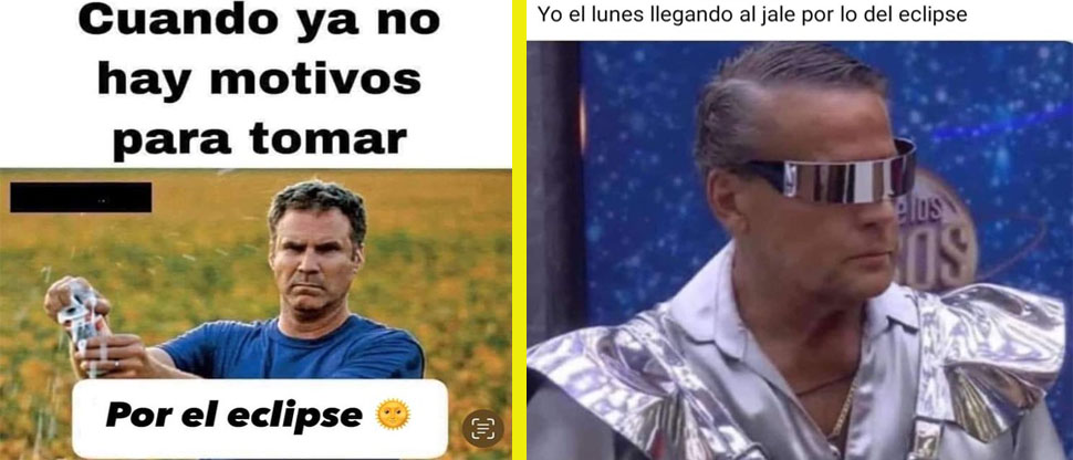 FOTOS: Estos son los divertidos memes por el eclipse solar de este lunes