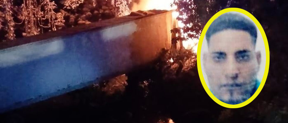 Él era Manuel, motorista de rastra que falleció calcinado tras grave accidente