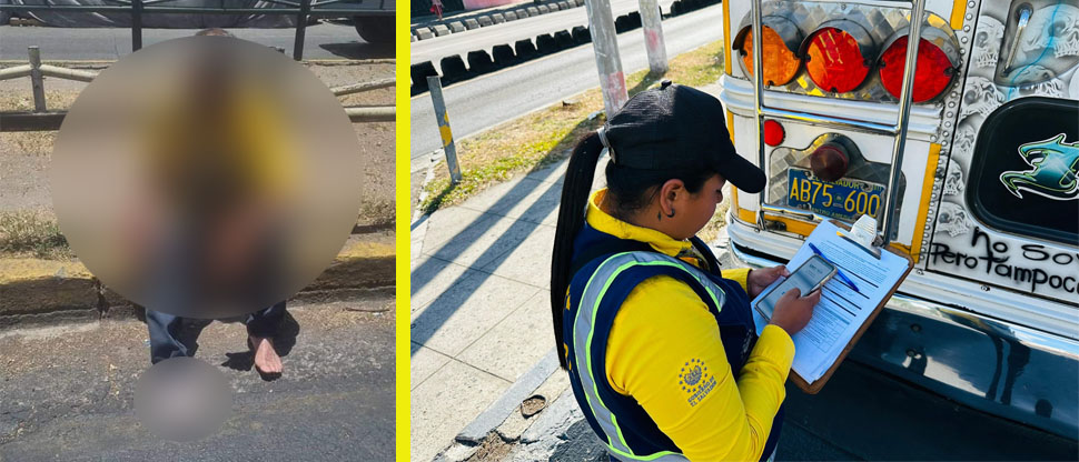 Imponen casi $200 en multas a busero por atropellar a abuelo cerca de La Tiendona