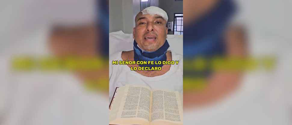 Omar Angulo compone alabanza tras sobrevivir milagrosamente de grave accidente 