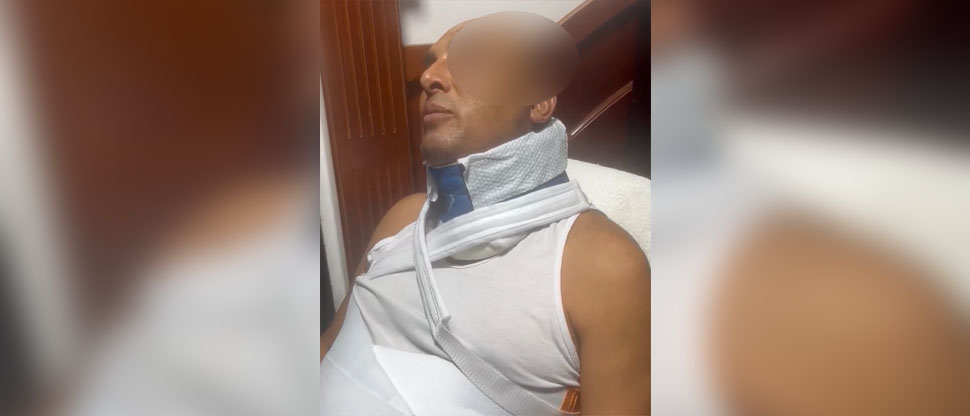 Omar Angulo recibe el alta y comparte impactantes imágenes de su estado de salud
