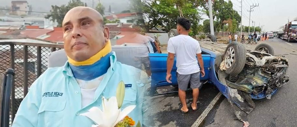 Omar Angulo aclara que no iba manejando ni consumió alcohol cuando se accidentó