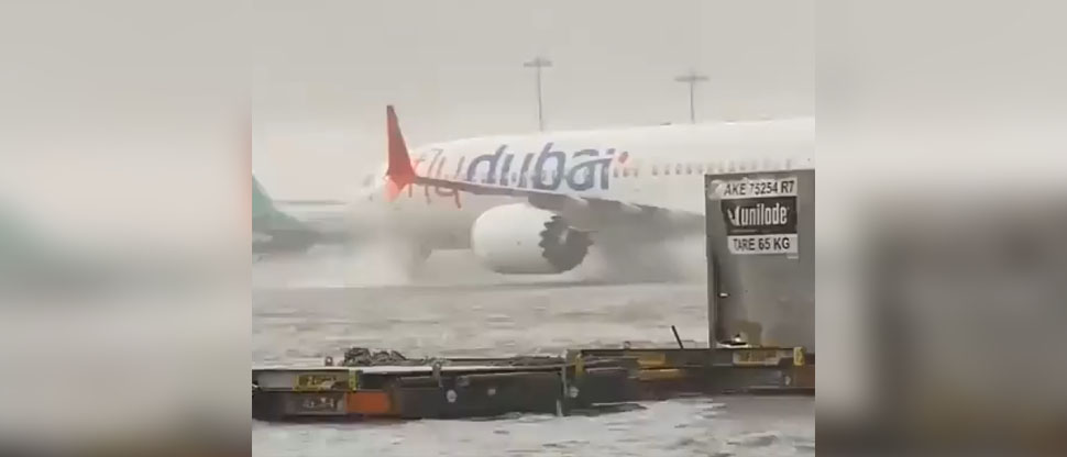 Suspenden operaciones en el Aeropuerto Internacional de Dubai tras graves inundaciones