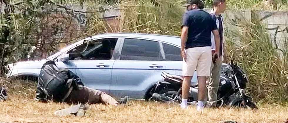 Un lesionado tras fuerte accidente sobre carretera de Oro en Soyapango