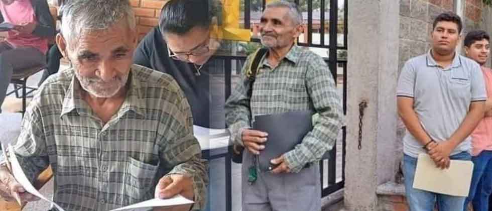 Ancianito de 74 años decide estudiar una carrera universitaria