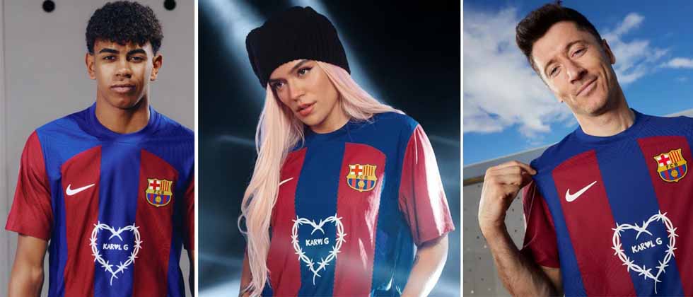 «Bichotas»: Karol G estará en la camisa del Barcelona para el Clásico contra el Real Madrid