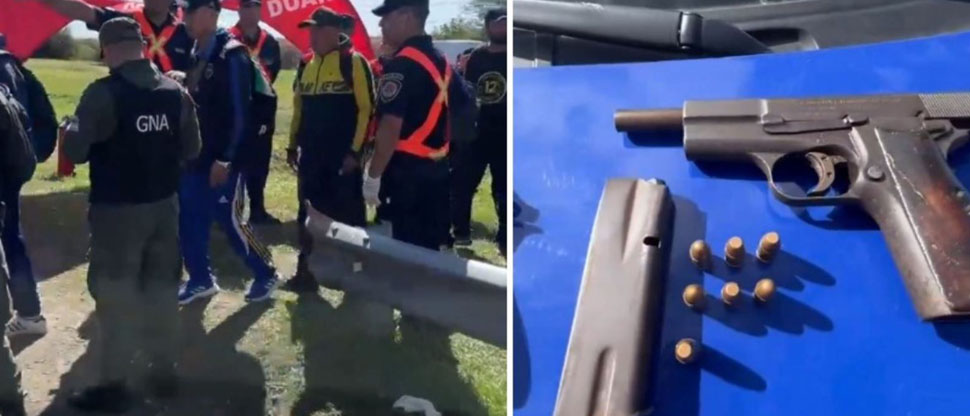 Detienen a 60 hinchas de Boca Juniors por llevar armas y drogas para ver el encuentro de semifinal contra Estudiantes