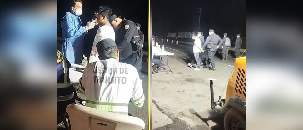 Capturan a motociclista ebrio que intentó evadir control antidoping