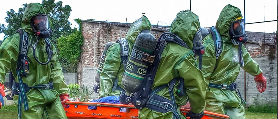 Bomberos da inicio al Curso Internacional de Intervención en Materiales Peligrosos