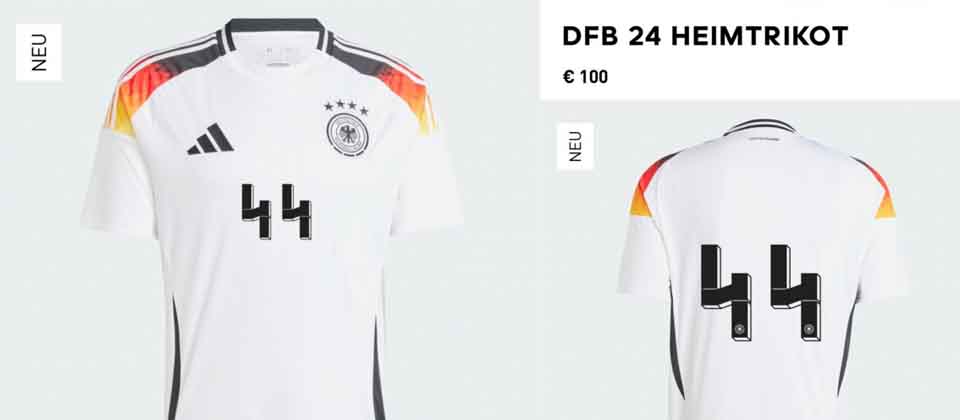 Alemania cambiará tipografía de su camiseta por parecerse a símbolo nazi
