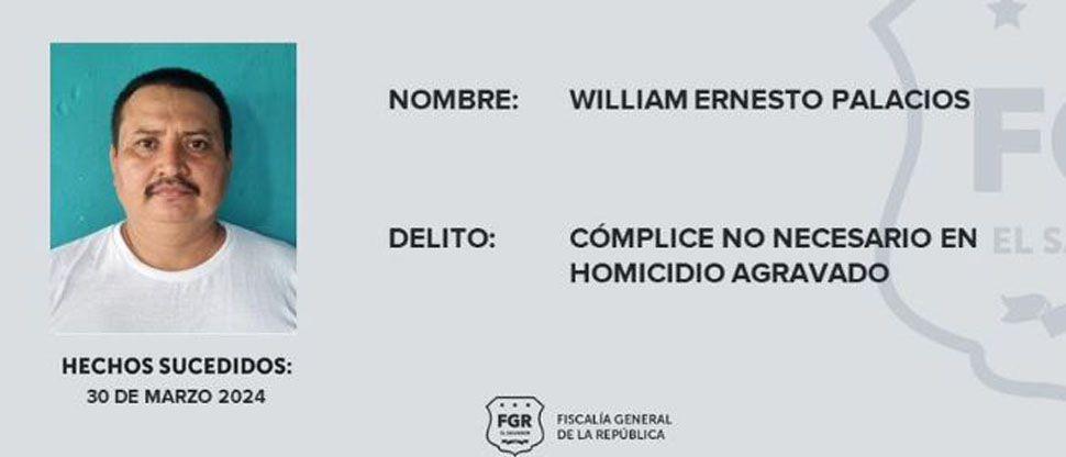 Capturan a hombre por complicidad en un asesinato