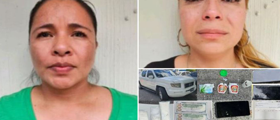 PNC captura a 2 mujeres que transportaban fuerte cargamento de droga