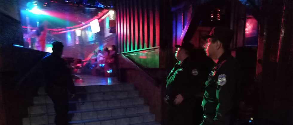 Autoridades intervienen bares y discotecas en busca de ilícitos
