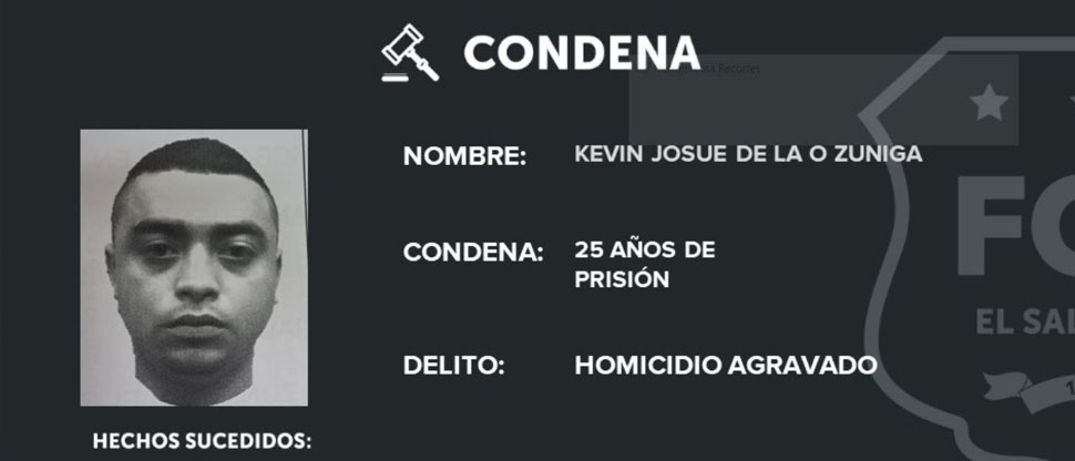 Condenan a 25 años de prisión a cabecilla de la Mao Mao por homicidio agravado
