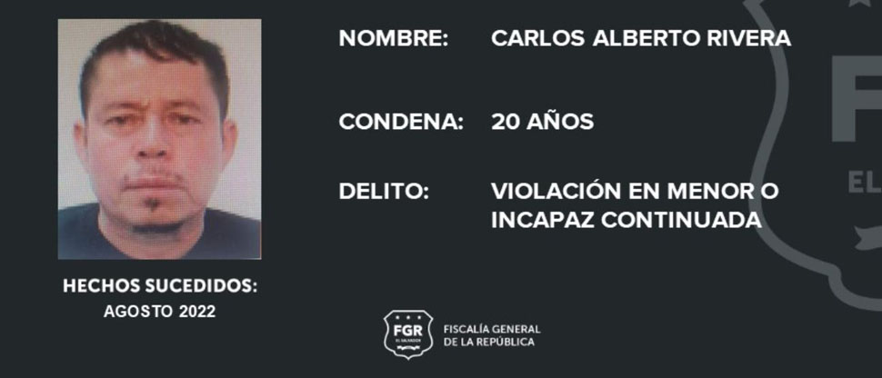 Condenan a 20 años de prisión a hombre por abusar sexualmente de una menor