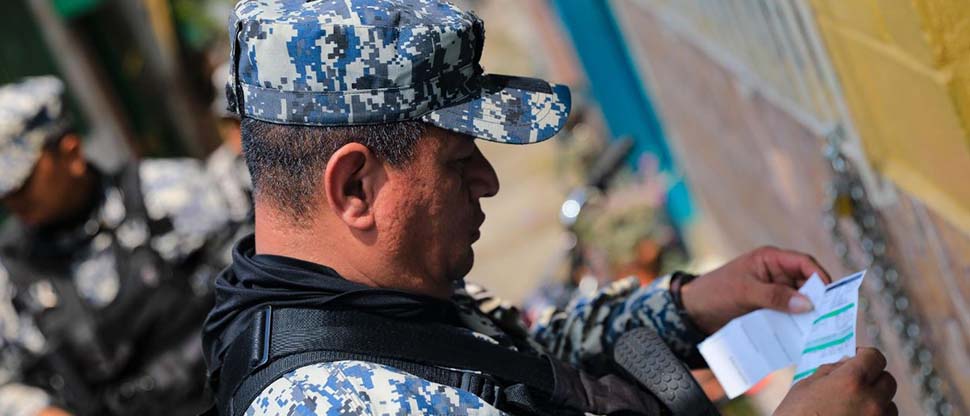 Autoridades de seguridad realizan despliegue policial en San Bartolo