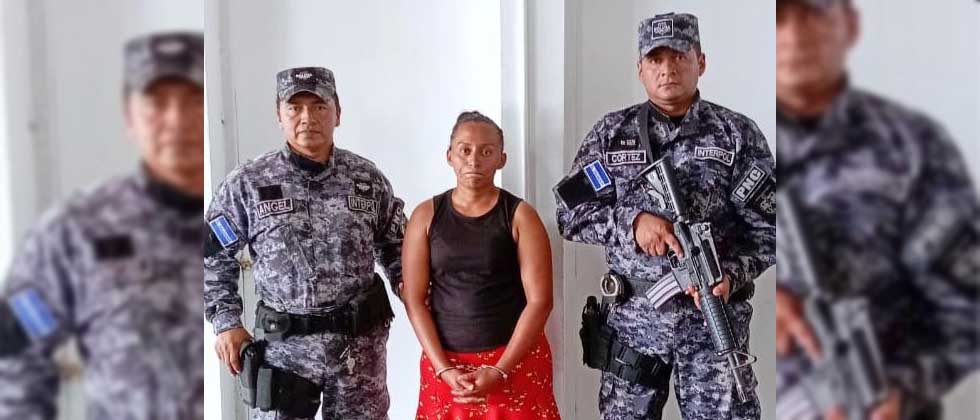 Capturan a colaboradora de la MS que intentó escapar a Honduras