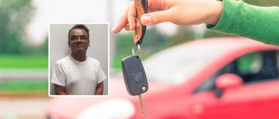 Capturan a sujeto que vendió por $16,000 un carro que no era suyo