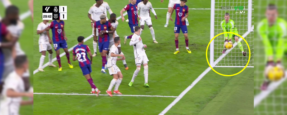 Polémica en el clásico por posible jugada de gol para el Barca; el VAR dijo que no