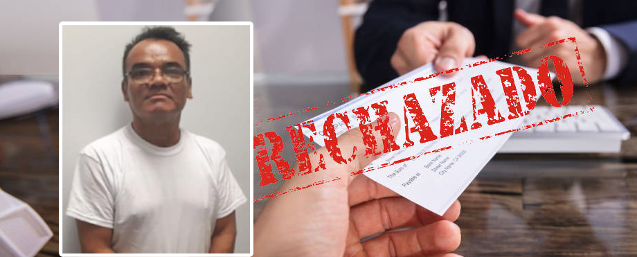 Estafador: Pagó una deuda con un cheque sin fondos y después se desapareció