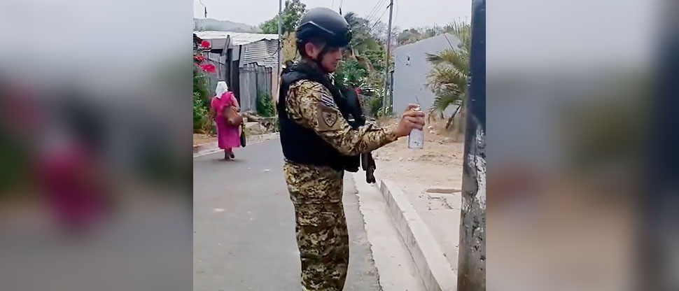 En atención ciudadana, militares eliminan vestigio de pandillas en Tonacatepeque
