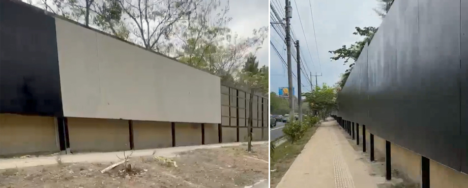 Así avanza la construcción del primer jardín vertical del país