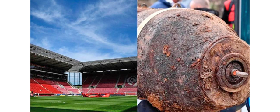 Encuentran bomba activa de la Segunda Guerra Mundial en un estadio de la Bundesliga