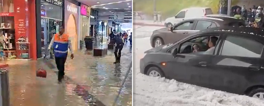 Colombia: Fuertes lluvias y granizo inundan la ciudad de Bogotá