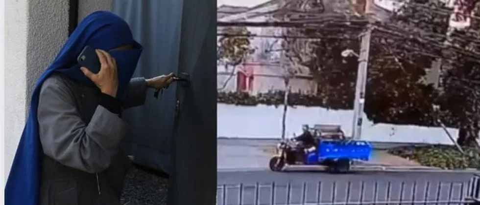 Monja chilena abandona maleta con restos humanos