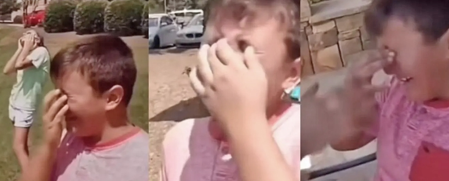 Niño vio el eclipse directamente y pierde la vista