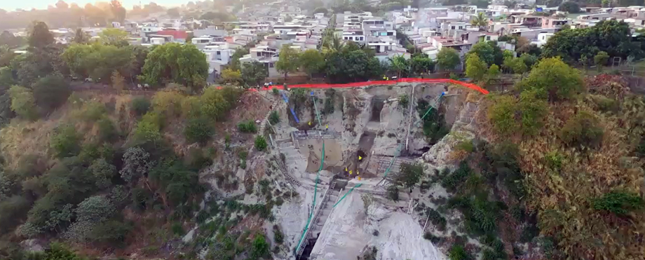 MOP avanza en obras de mitigación en Jardines del Bulevar, Soyapango