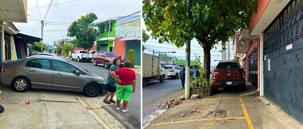 Tras denuncia ciudadana, sancionan a conductores estacionados en aceras