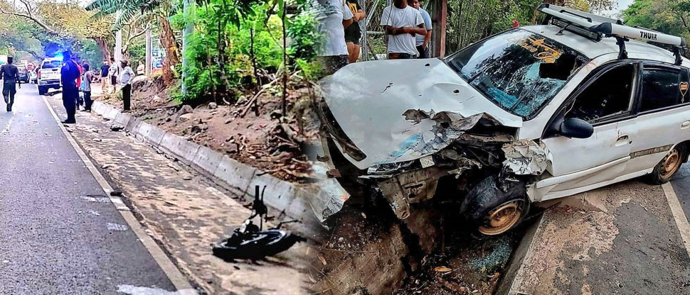 Identifican a agente de la PNC fallecido tras aparatoso accidente en San Vicente