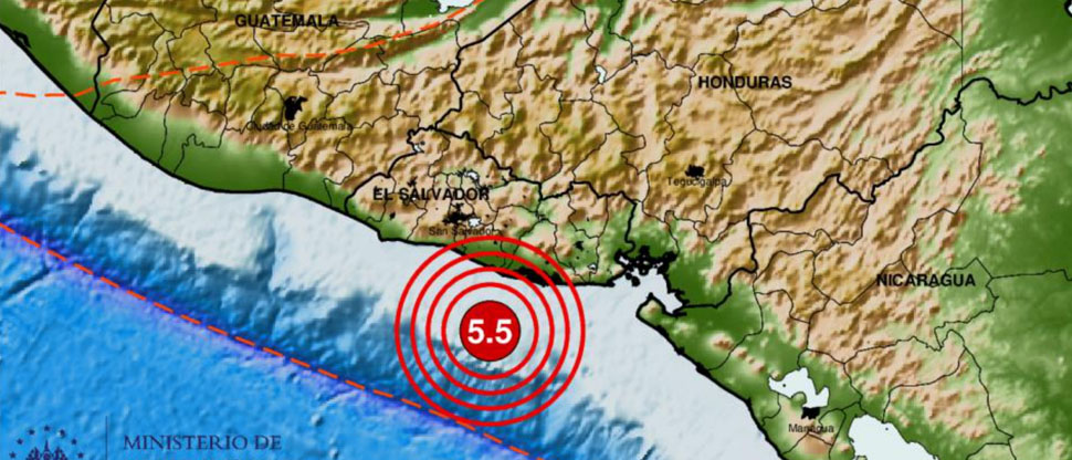 Descartan alerta de tsunami para El Salvador tras fuerte sismo ocurrido esta madrugada