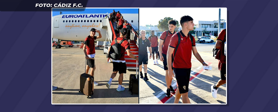 Avión que transportaba a jugadores del Cádiz F.C. sufre desperfectos y aterriza de emergencia