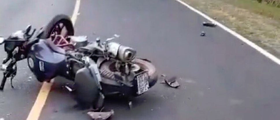 Motociclista fallece tras sufrir mortal herida en una pierna en carretera a Suchitoto