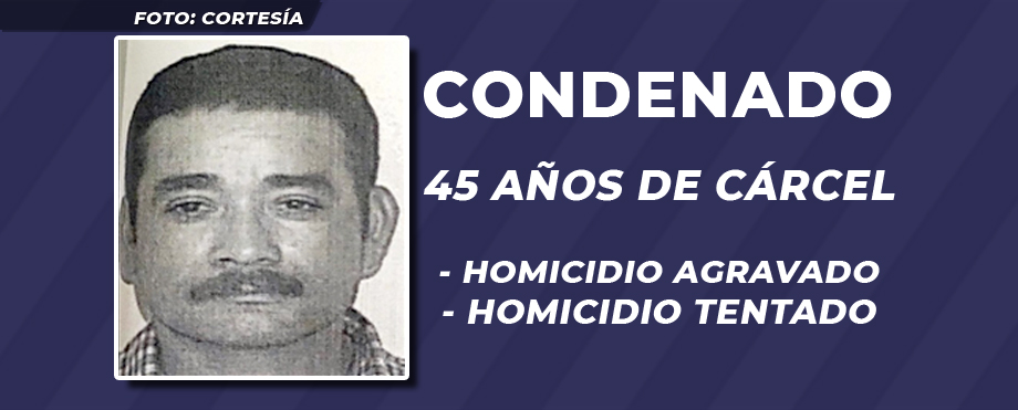 CONDENADO: Acabó con la vida de una mujer e intentó hacer lo mismo con su hijo