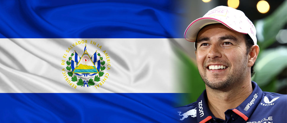 “Checo” Pérez lucirá la bandera de El Salvador en su próxima carrera