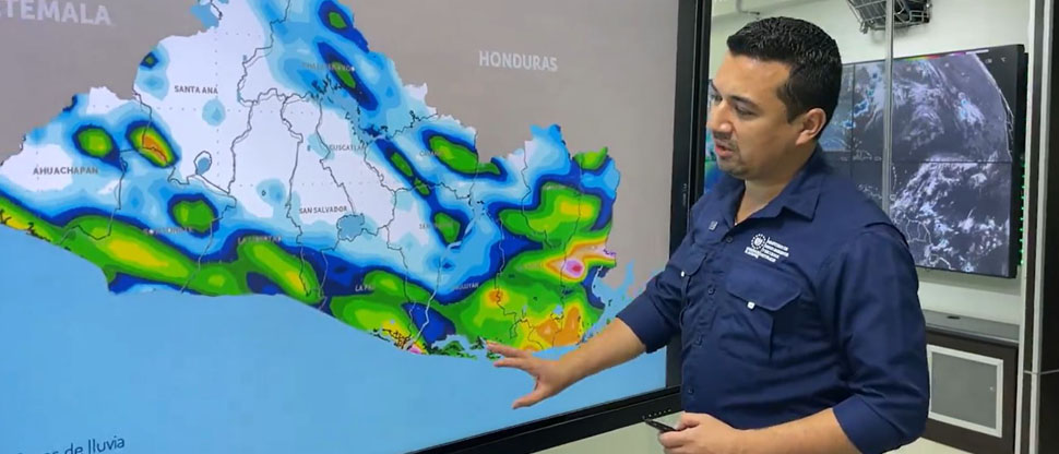Calor, cielos nublados y lluvias para este día según el MARN