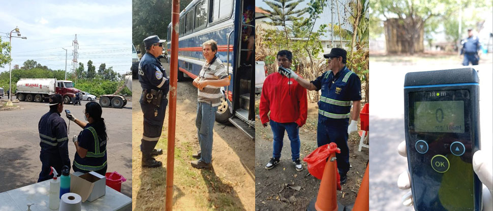 VMT realiza controles doping para garantizar movilidad en las carreteras