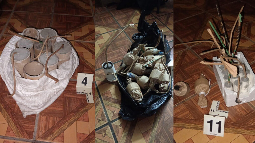 Revelan detalles de explosivos que pretendían usar veteranos para atacar varios objetivos