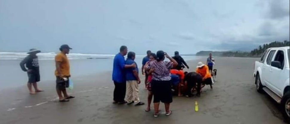 Confirman tres personas ahogadas en playa El Majague, Usulután, entre las víctimas están los hermanos Hernández