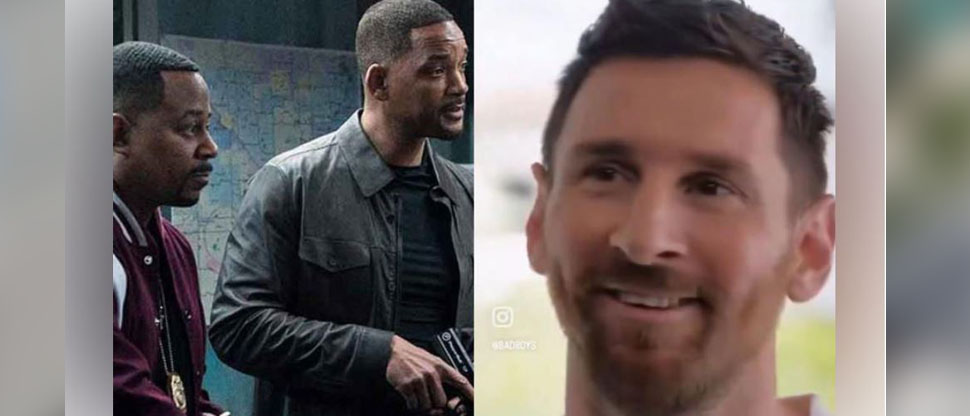 Messi debuta en la gran pantalla y aparece en promocional de la película Bad Boys 4