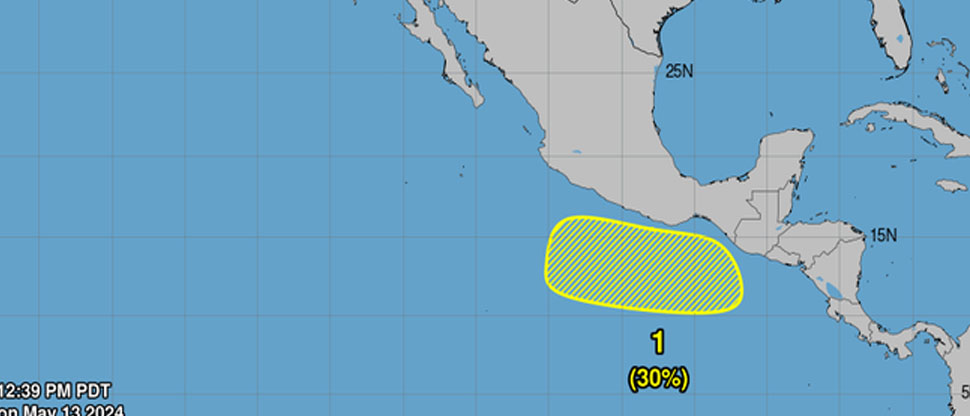 Baja presión en el Océano Pacífico provocará lluvias en territorio salvadoreño