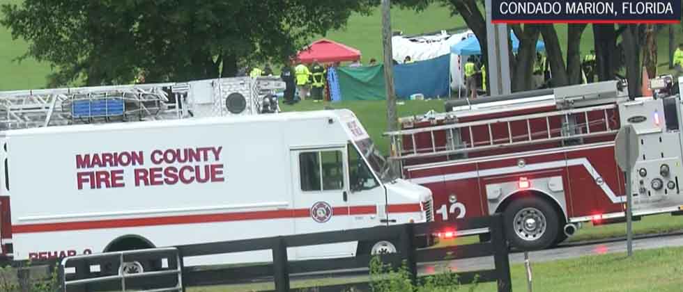 8 fallecidos y 40 lesionados se reportan en Florida tras el vuelco de un autobús