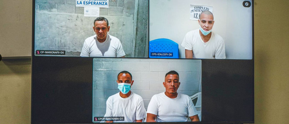 Audiencia inicial contra 6 pandilleros por varios delitos