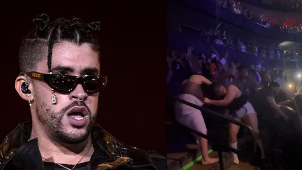 Fanáticas se van a los golpes durante concierto de Bad Bunny en Estados Unidos