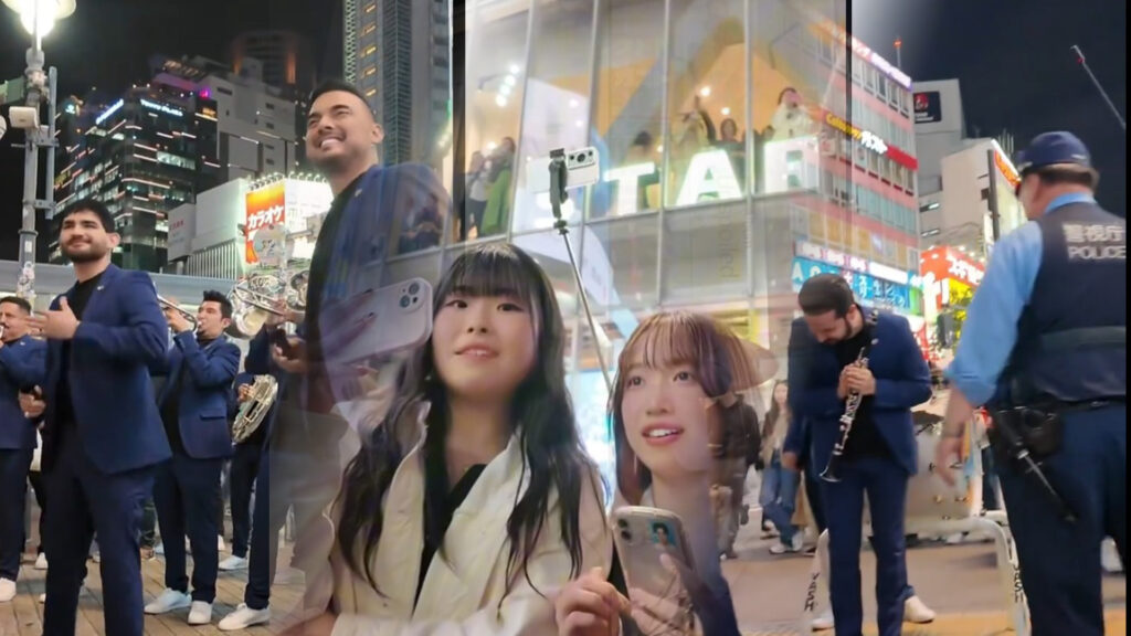 Policía suspende show de banda El Recodo en calles de Japón por «alterar el orden»