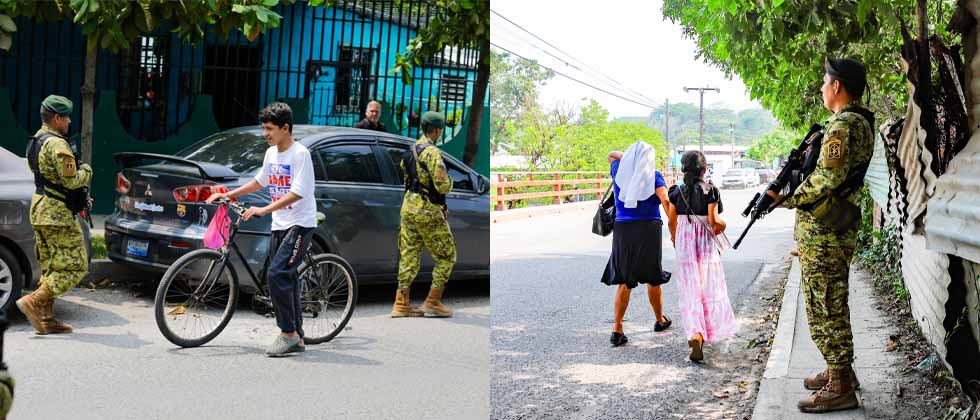 Cerco de seguridad en colonias de Apopa no afecta actividades de sus habitantes
