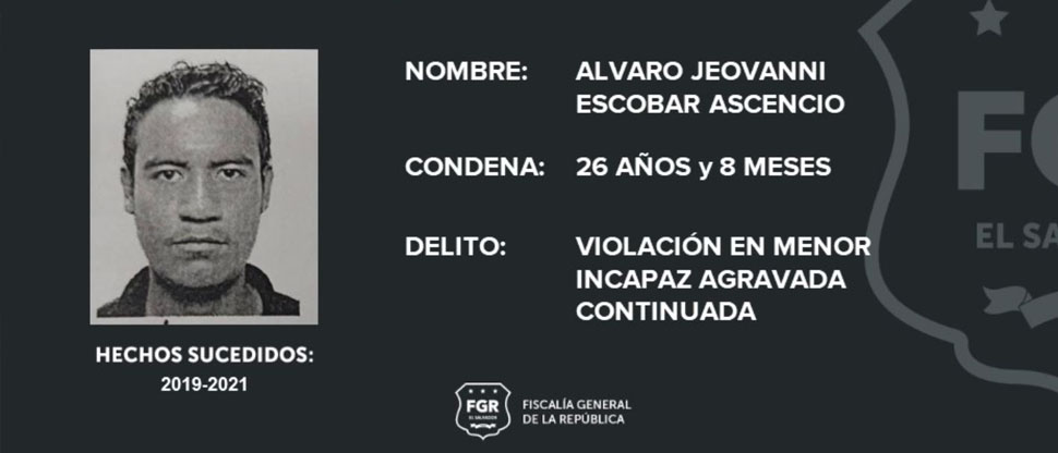 Hombre es condenado a 26 años y 8 meses de prisión por violación en menor incapaz